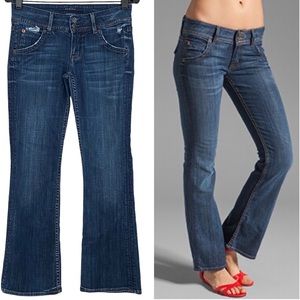 Hudson Jeans Medium Wash Distressed Low Rise Boot Cut‎ Classic Jean Size 26
